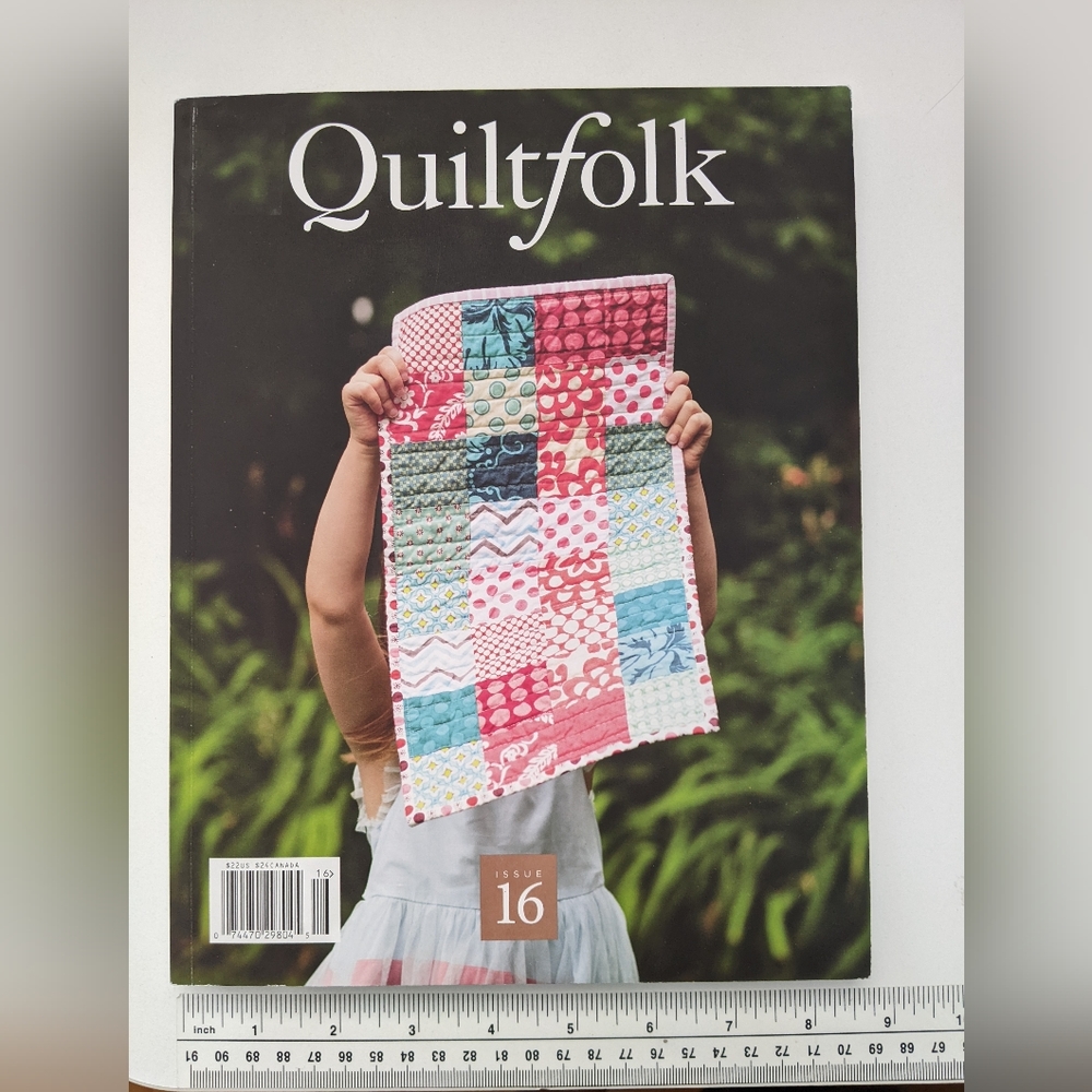 Quiltfolk Issue 16  Quarterly Magazine, Family Theme, Ad free in USA, Inspiring